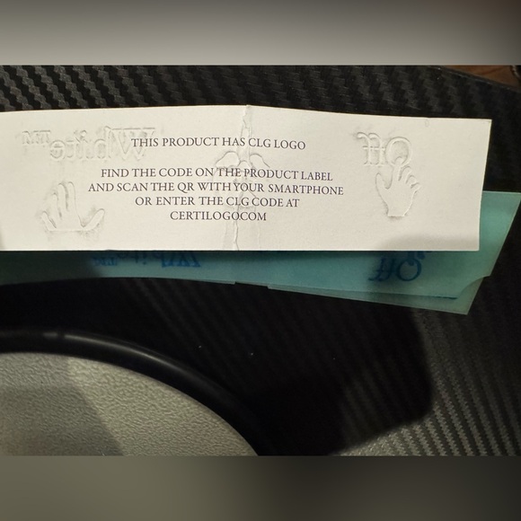 New Men’s Off-White Diagonal Tab Over SS Tee Black/Black Size XXS (US Men’s 32) - Picture 10 of 16